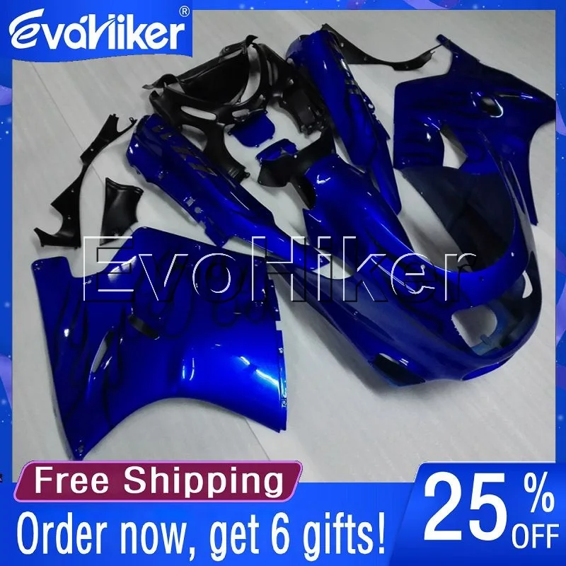 

Custom motorcycle plastic cover for ZX-11 91 92 93 94 95 96 97 98 99 00 ZZ-R1100 1990-2001 ABS fairing blue+gifts