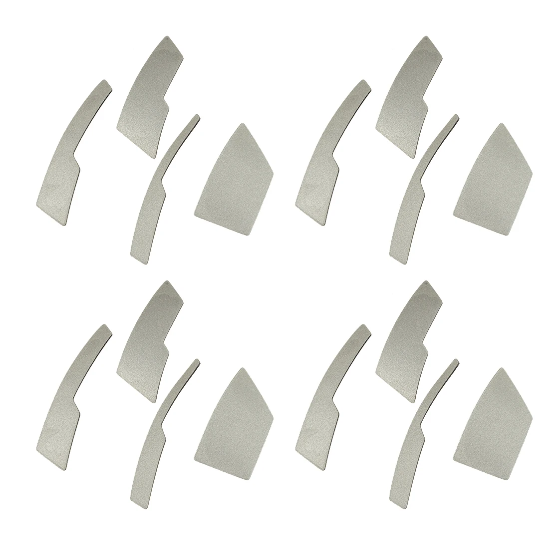 

Серебряные универсальные 4 группы лезвия стильные Автомобильные Колесные шины фотонаклейки наклейки