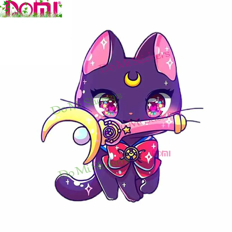 Сейлор Кот Мун Аниме уайфу девушка автомобиль наклейка переводная картинка