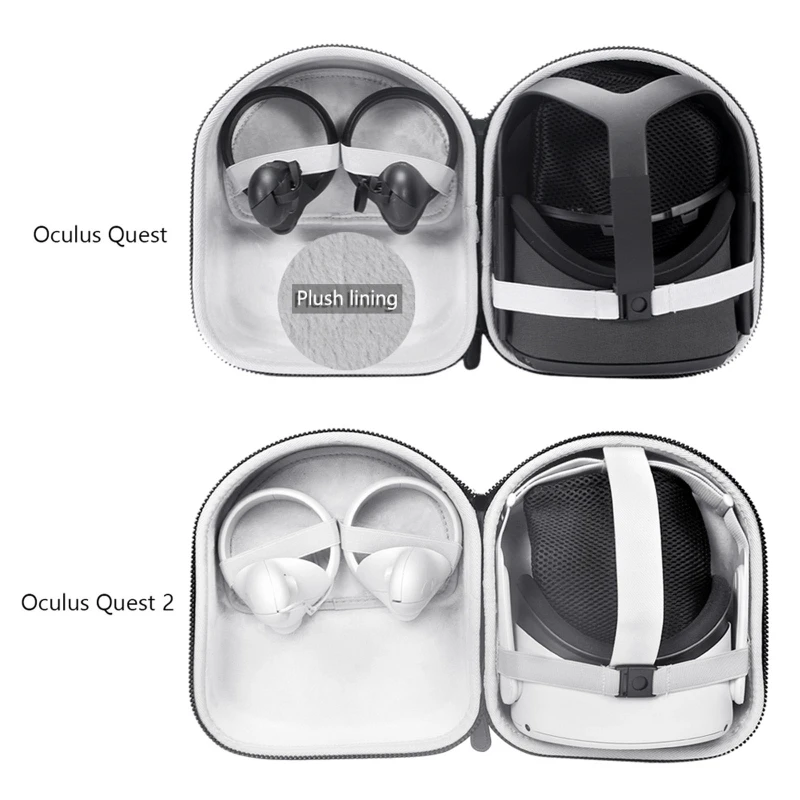 

Portable Hard EVA Pouch Protective Cover Storage Bag Box Carrying Case for -Oculus Quest 2 VR Headset and Accessories
