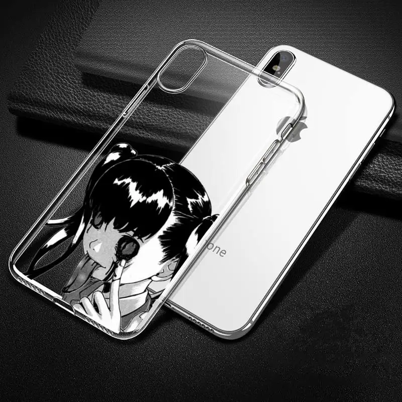 

Junji Ito Collection Tees comics Phone Case Transparent for iPhone Samsung 11 12 6 7 8 9 30 Pro X Max XR Plus lite