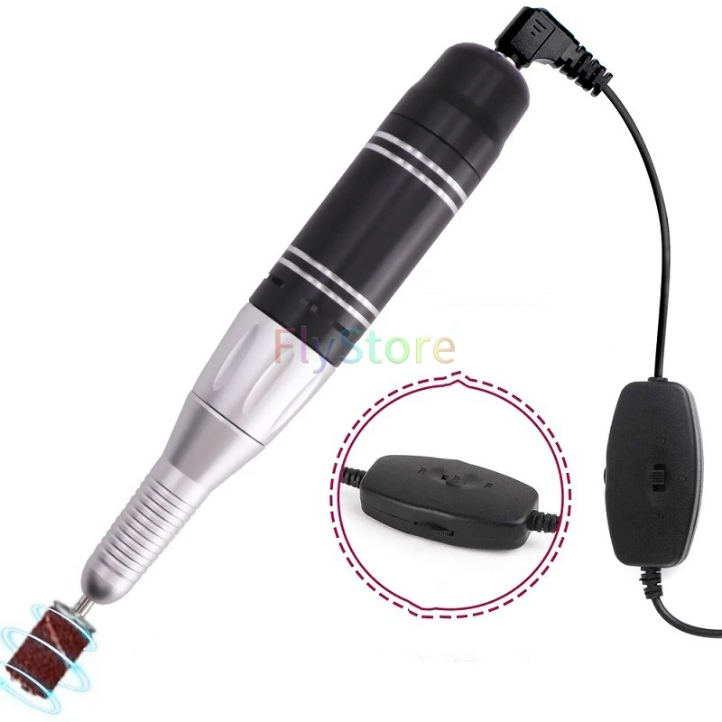 Электрическая профессиональная дрель для ногтей ручка пилка шлифовальная