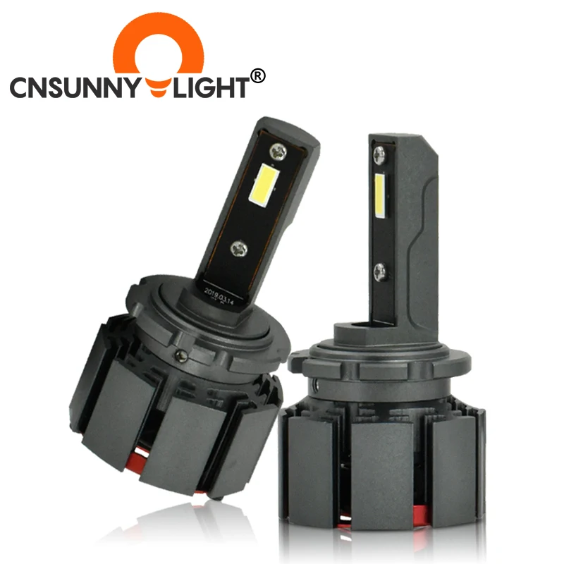 CNSUNNYLIGHT без ошибок D1S D2S D3S D4S D2H светодиодный для фар автомобиля 10000Lm прямая замена
