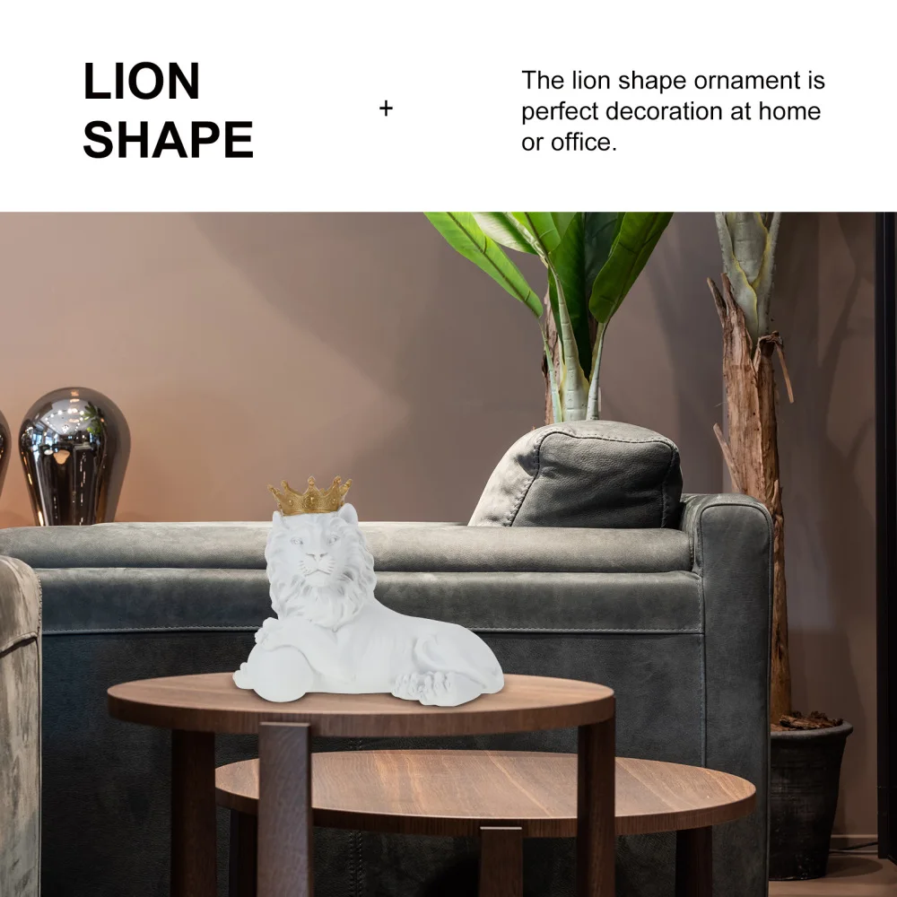 

1pc Exquisite Lion Ornament Desktop Decoration Desktop Ornament for Home