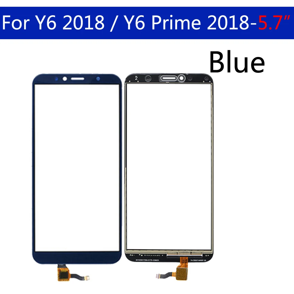 5," сенсорный экран для huawei Y6 сенсорный экран панель сенсор дигитайзер для hauwei Y6 Prime ЖК-дисплей стеклянная панель объектива