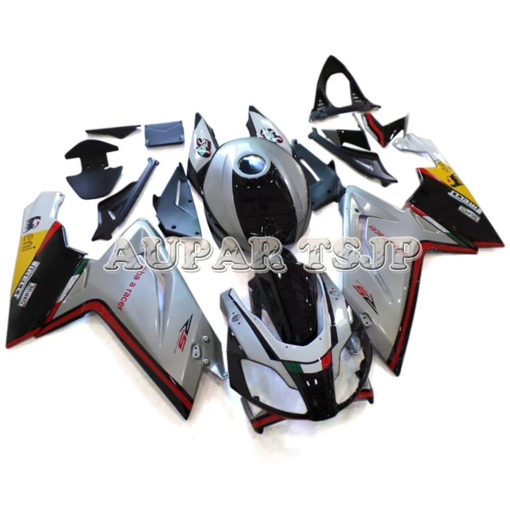 

Motorbike Housing For Aprilia RS125 2006 2007 2008 2009 2010 2011 Silver Black Fairings ABS Injection Plastic Bodywork Kit