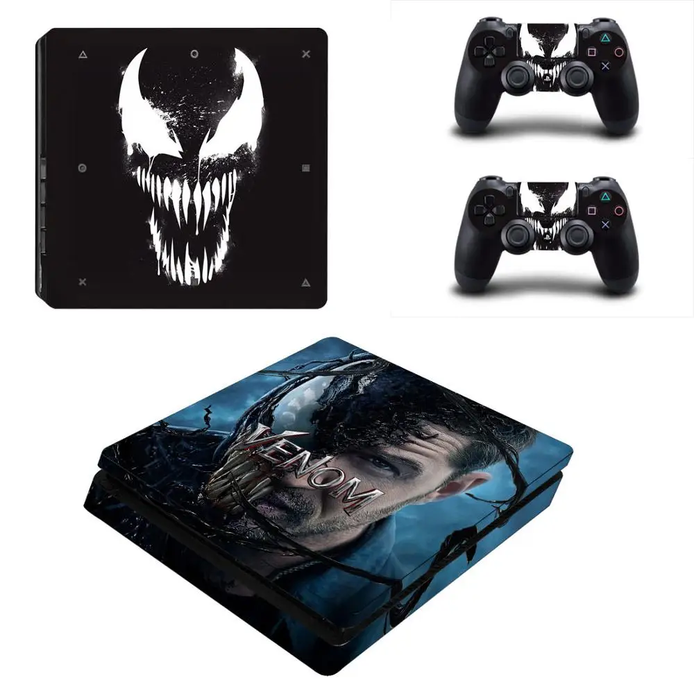 PS4 тонкие наклейки Venom PS 4 Play станция виниловые на кожу Adesivo для playstation тонкая