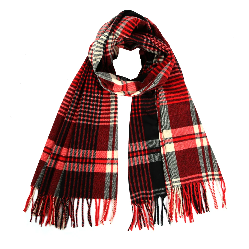 FOXMOTHER, новинка, Foulard Femme, кашемировые шарфы с кисточками, шотландская шаль, зимний шарф, Женский клетчатый шарф, Женский Мужской пашмины