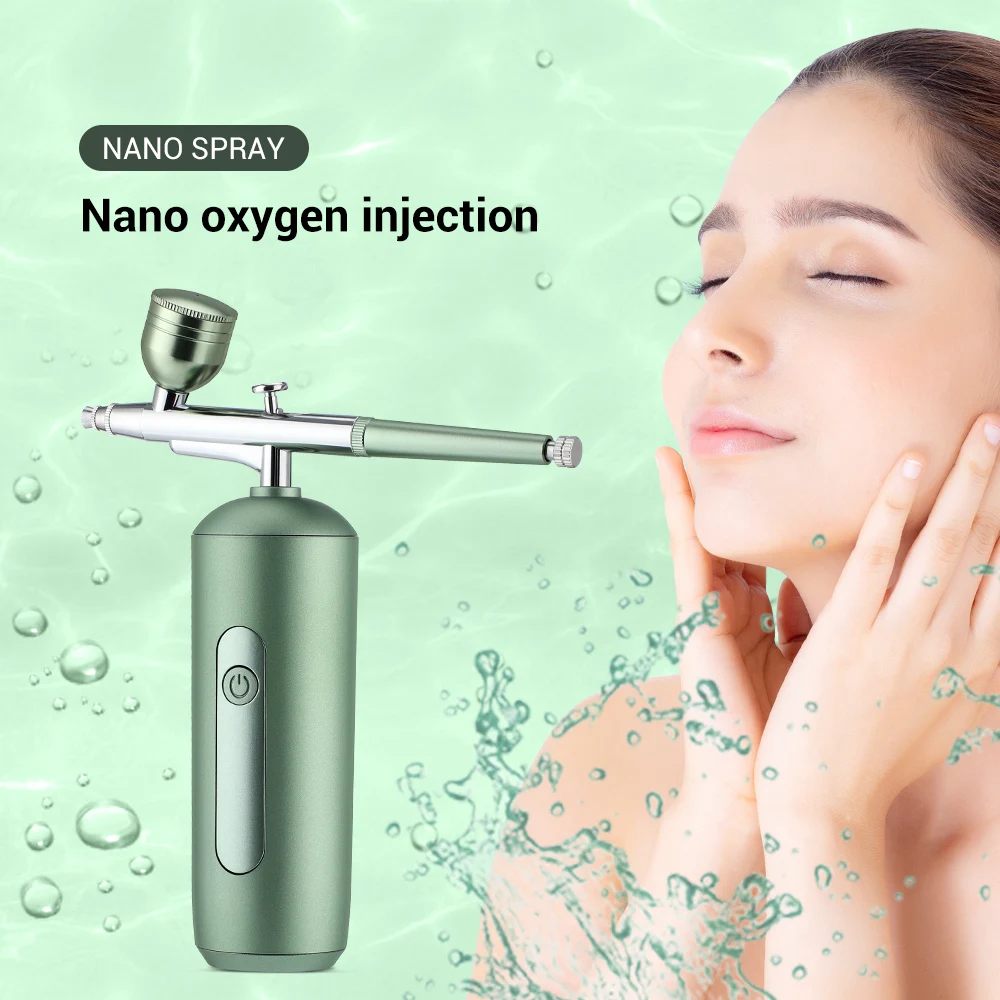 

Portable Airbrush Facial Sprayer Water Oxygen Injection Facial Machine Nano Mist Sprayer Moisturizing Beauty Apparatus Skin Care