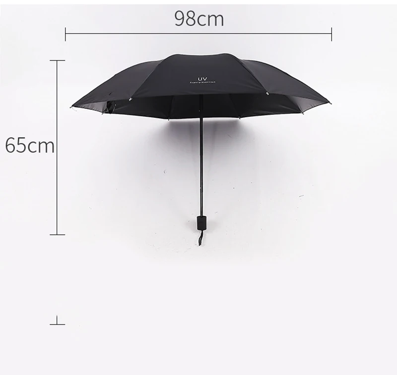Интернет-взрыв Ультрафиолетовый черный резиновый солнцезащитный дождь и