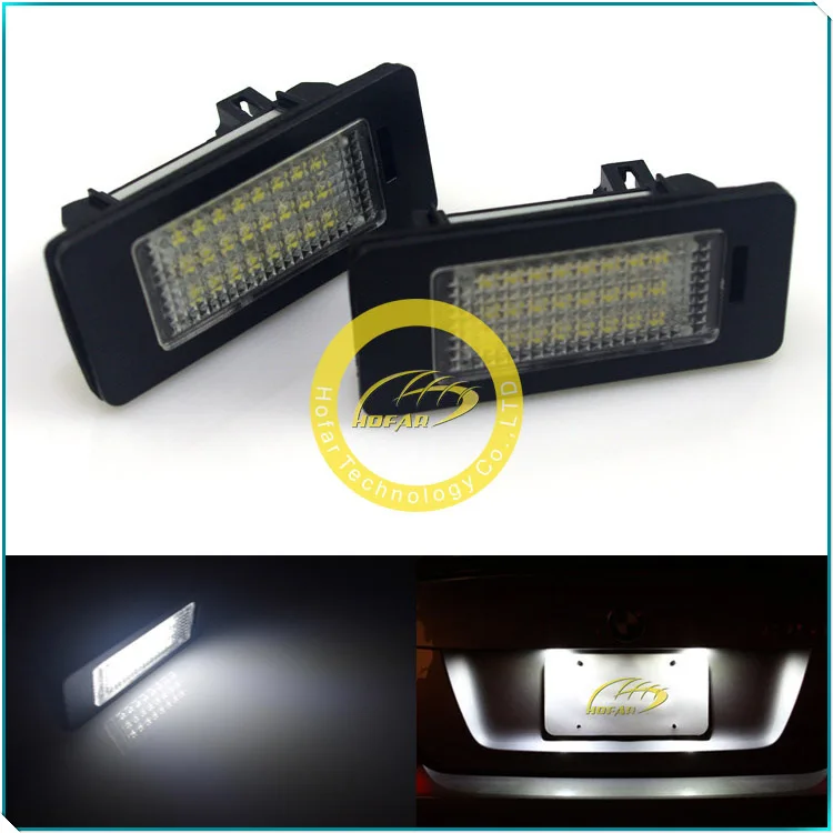 

LED License plate lamp BMW E82/E88/E90/E92/E93/E39/E60/E70