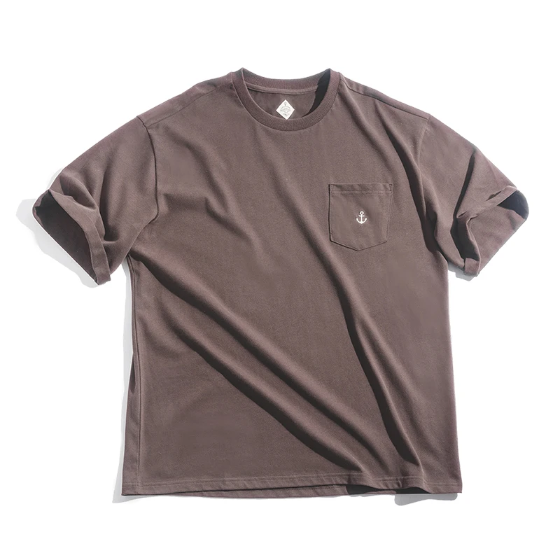 Мужская хлопковая футболка с коротким рукавом в винтажном стиле | одежда