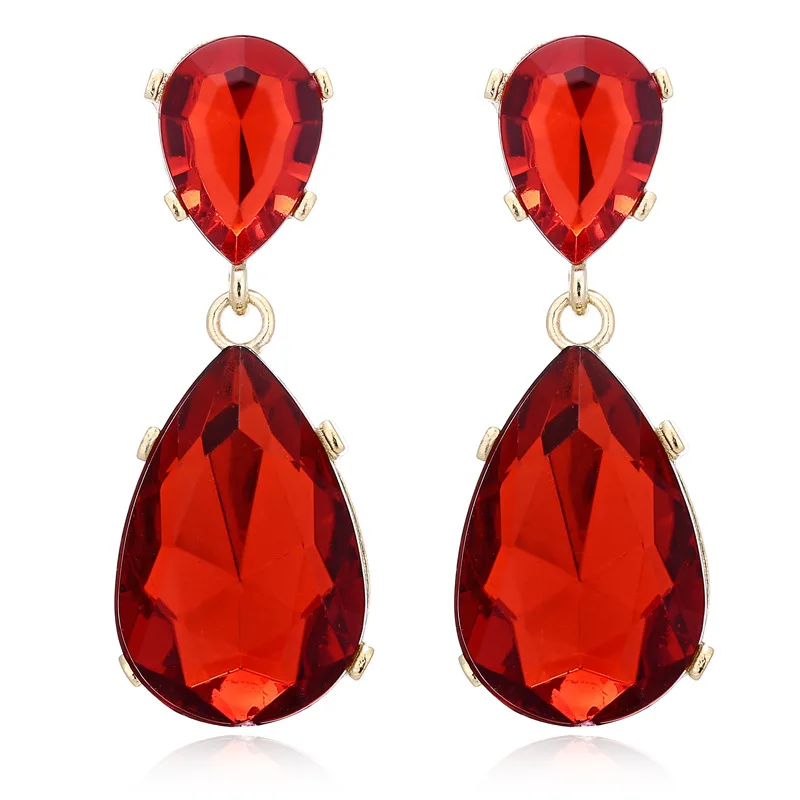 Модные висячие серьги 10 цветов для женщин Свадебные помолвки Оптовая Продажа