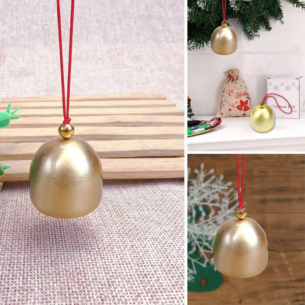 Рождественское украшение металлический колокольчик маленький подвеска на