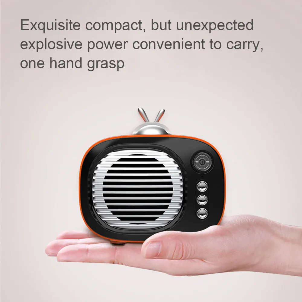 X7 Bluetooth динамик Портативный ретро мини аудио плеер Поддержка TF карты FM AUX для дня рождения Рождество бойфренд с держателем телефона