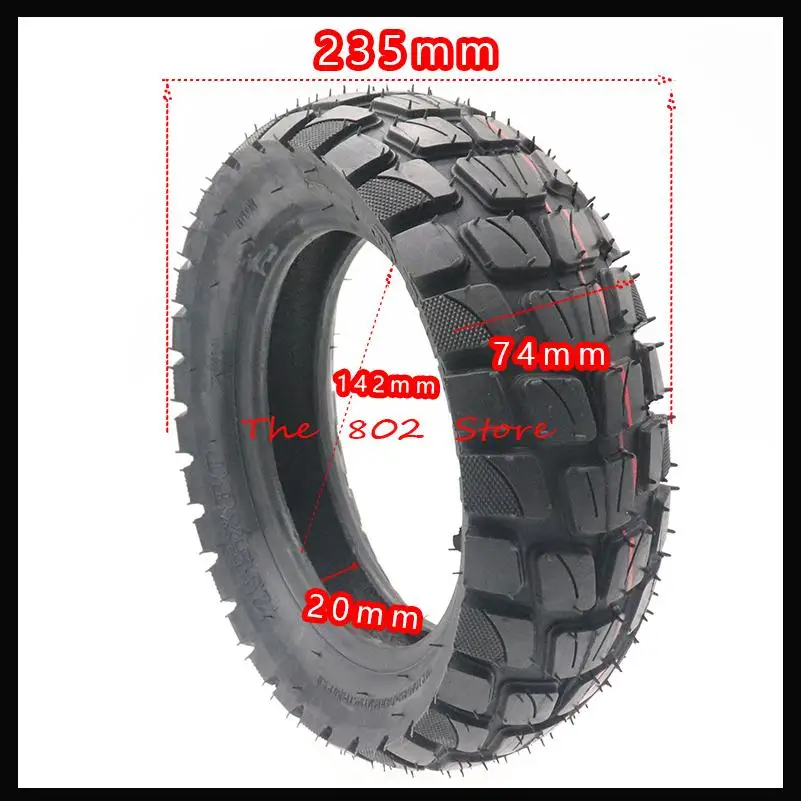 

255x80 80/65-6 Tire 10x3.0 Off-Road Inner Outer tyre With bend valve for Electric Scooter Speedual Grace10 Zero 10X Kugoo M4 Pro