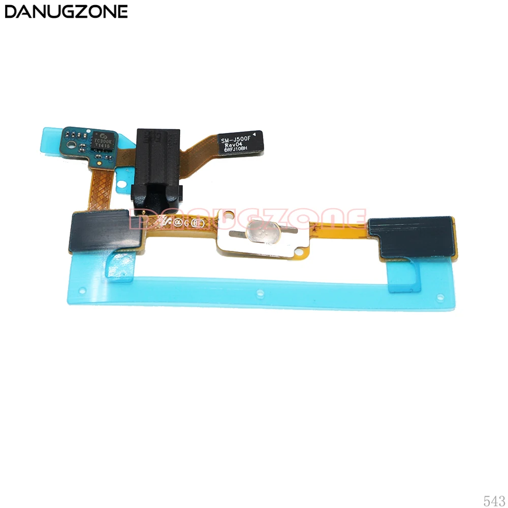 Кнопка Домой клавиатура сенсор аудио разъем наушники гибкий кабель для Samsung Galaxy J5