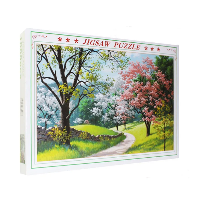 

1000 Pieces Paper Puzzle Landscape Architecture Series Children Adult Educational Leisure Scenery Jigsaw Puzzle Toys for Kids