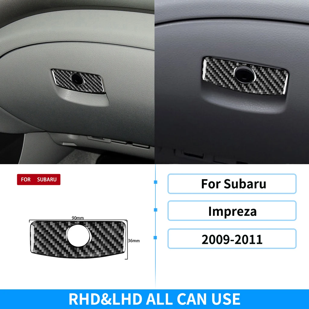

Панель переключения передач для Subaru Impreza 2009 2010 2011 из настоящего углеродного волокна, панель подъема окон, аксессуары для интерьера автомобиля, декоративные наклейки