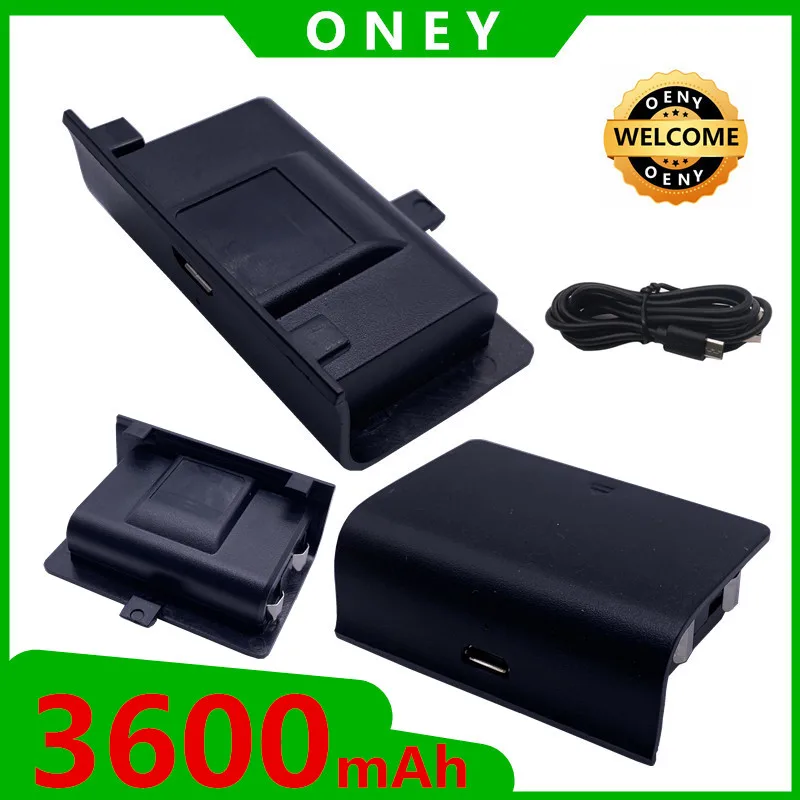 3600 мАч перезаряжаемый аккумулятор для джойстика с usb-кабелем XBOX ONE контроллера |