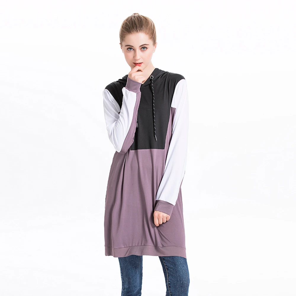 Новое исламское платье свитшот мусульманский спортивный костюм топ спортивная