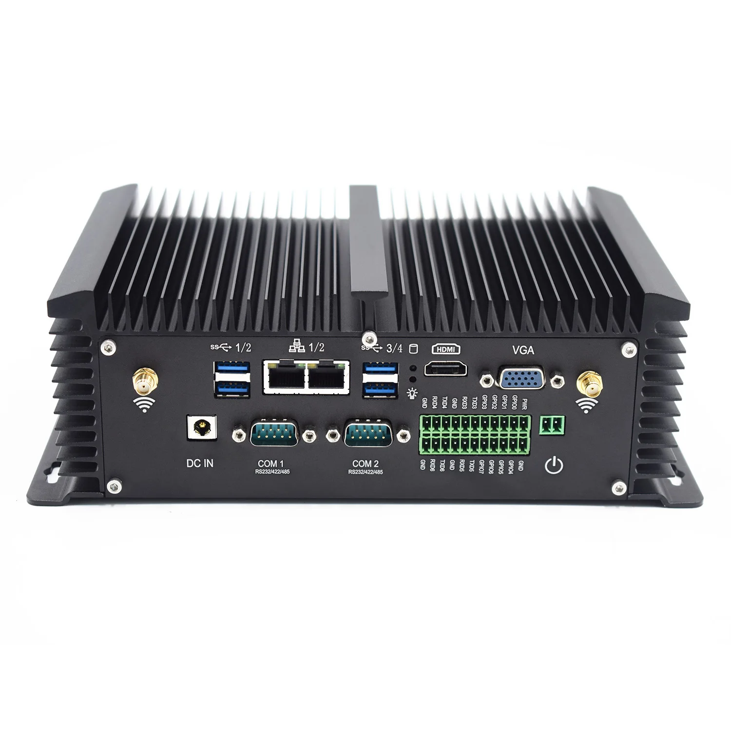 Intel Core i5 8250U 7200U i7 7500U мини промышленный ПК DDR4 32G двойной дисплей HDMI VGA небольшой