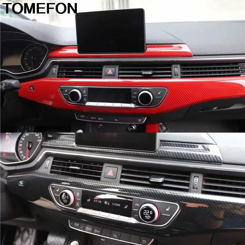 TOMEFON для Audi A4L A4 B9 2017 2019 LHD средняя центральная консоль контрольная панель панели