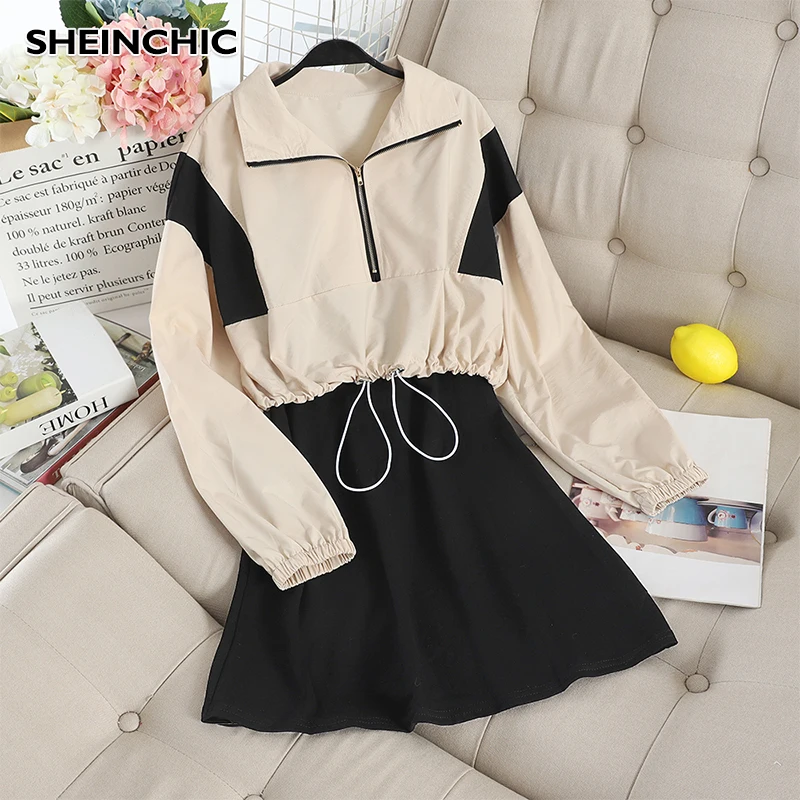 Женский костюм из двух предметов блузка с длинным рукавом на завязках