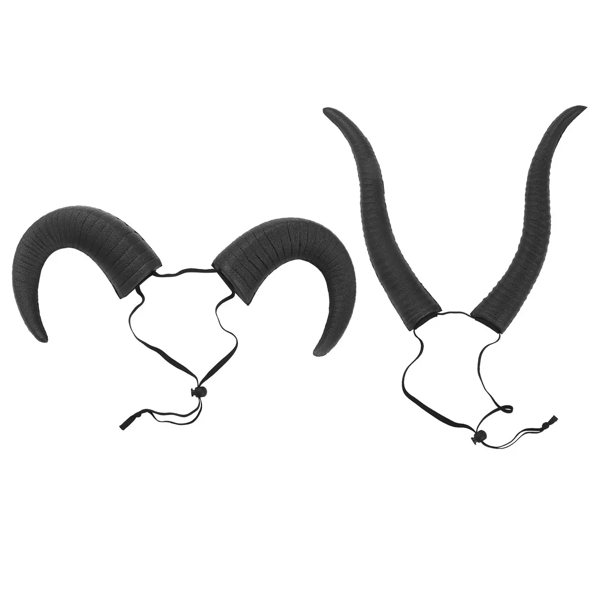 Для мужчин для женщины и ребенка Ox: бараний рог с обручем на голову повязка