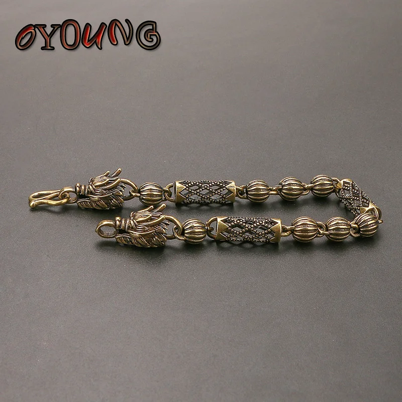 Винтажный латунный браслет с драконом ювелирные изделия Модные аксессуары панк