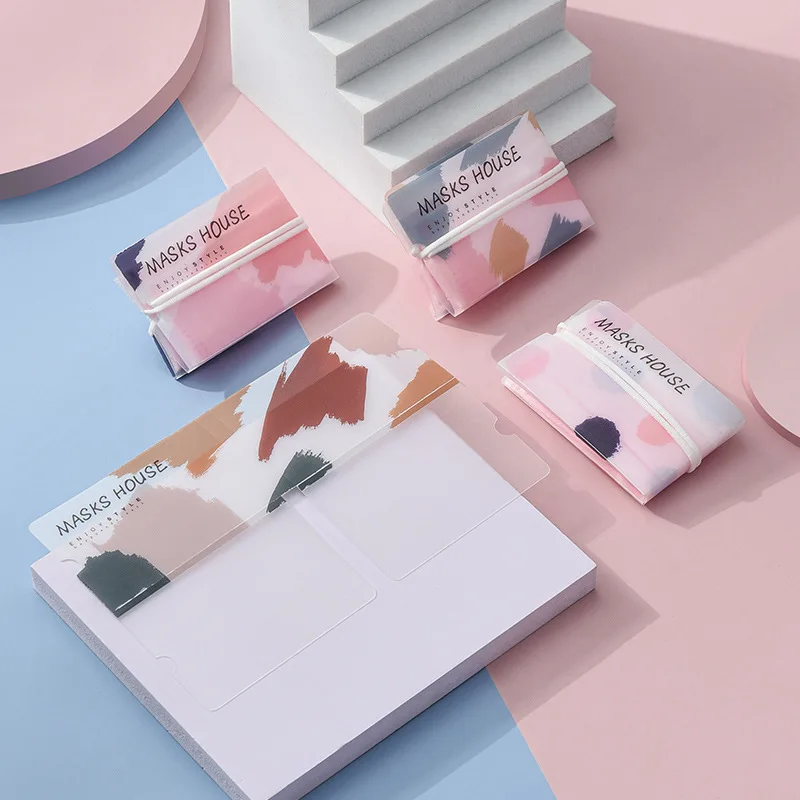 10 шт. маска держатель коробки лицевых масок сохранить складной ящик для хранения