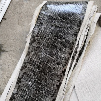 DIY натуральная змеиная кожа ткань с редкой кожей 100-110x10 см