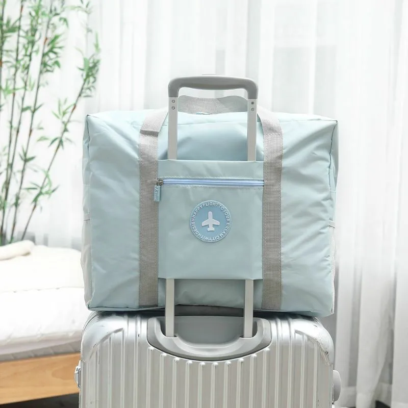 

Nylon Foldable 2021 New Travel Bags Unisex Large Capacity Bag Luggage Women WaterProof Handbags Men Travel Bags Top Quality Bag