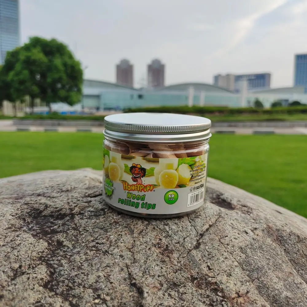 Наконечники для фильтров HONEYPUFF Rolling Wood с сахарным вкусом 40 мм деревянные