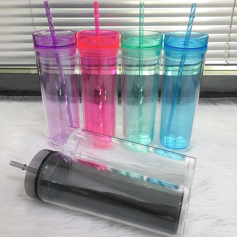 

22oz Acrylic Tumblers With Lids And Straws Creative Plastic Cup Travel Coffee Mug Water Bottle Free Gym Cups For Drink