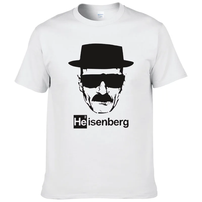 Heisenberg Футболка мужская повседневная хлопковая футболка с коротким рукавом