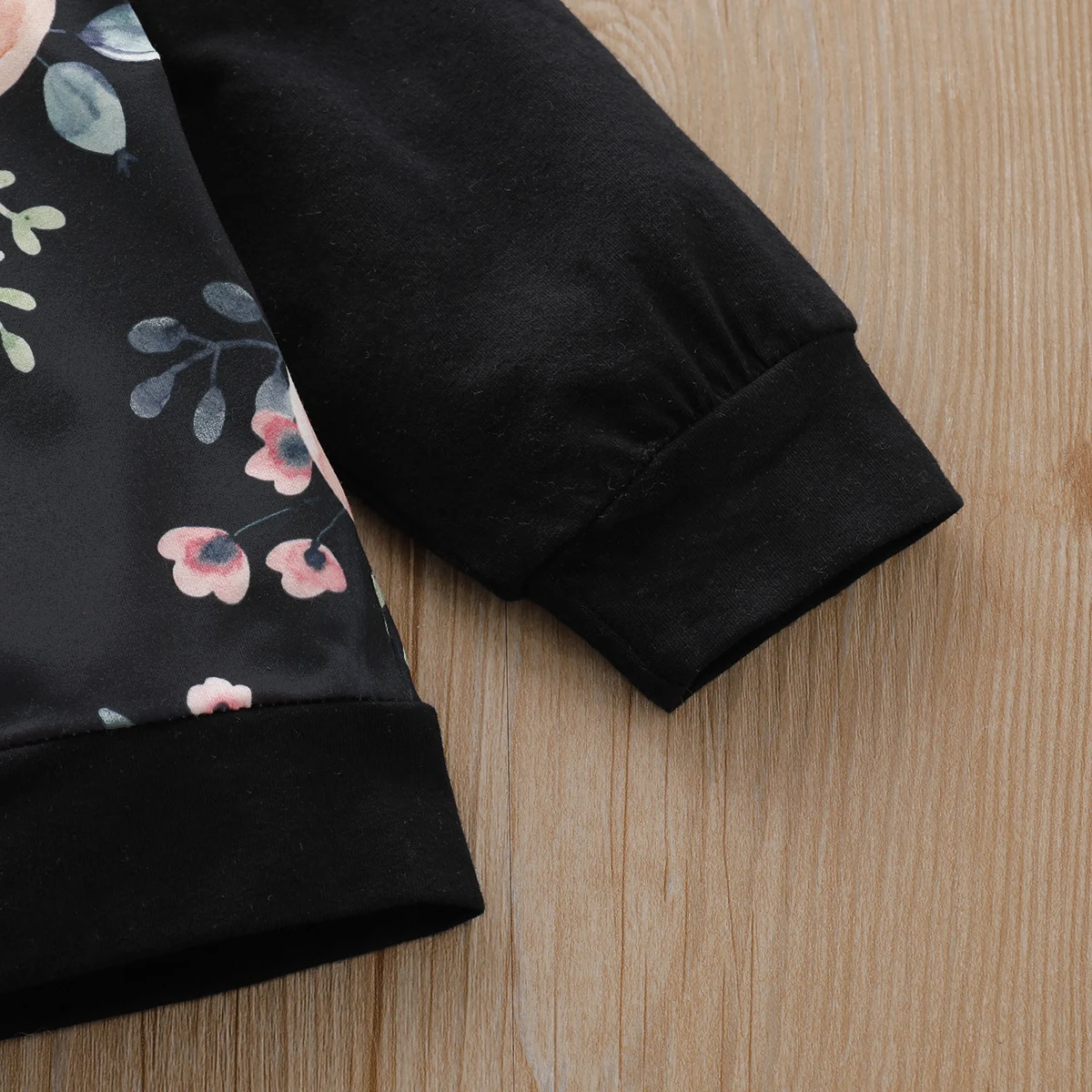 Для детей 0-24 месяца новинка Сезон осень-зима Одежда с цветочным принтом Комплект