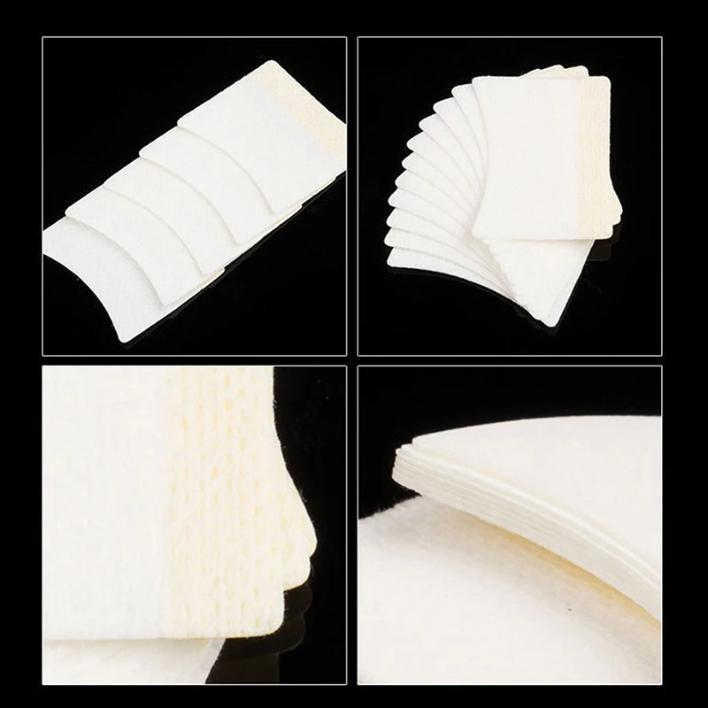 

Practical 40/80PCS 4.5*3.6cm Cotton Disposable Eyelash Extension Patch Under Eye Pads Eyelash Patches Tips Sticker Wraps Tool