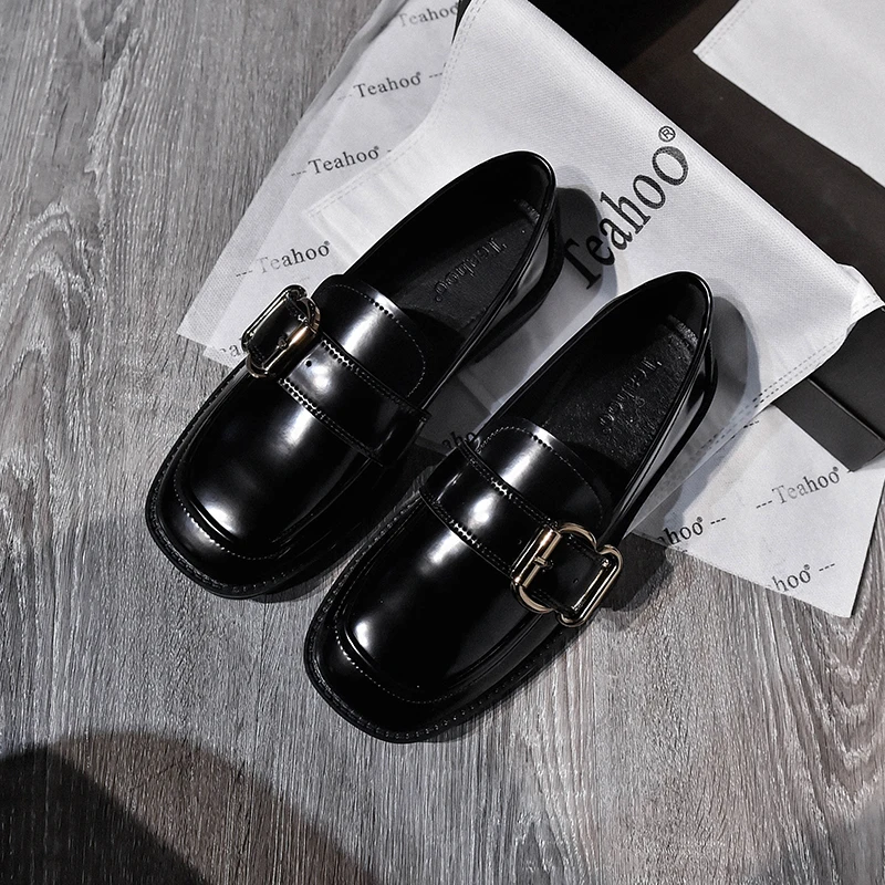 

Women Leather Flats Oxford Shoes Woman Sneakers lady brogues Vintage Casual shoes for Women Footwear 2020 new spring black