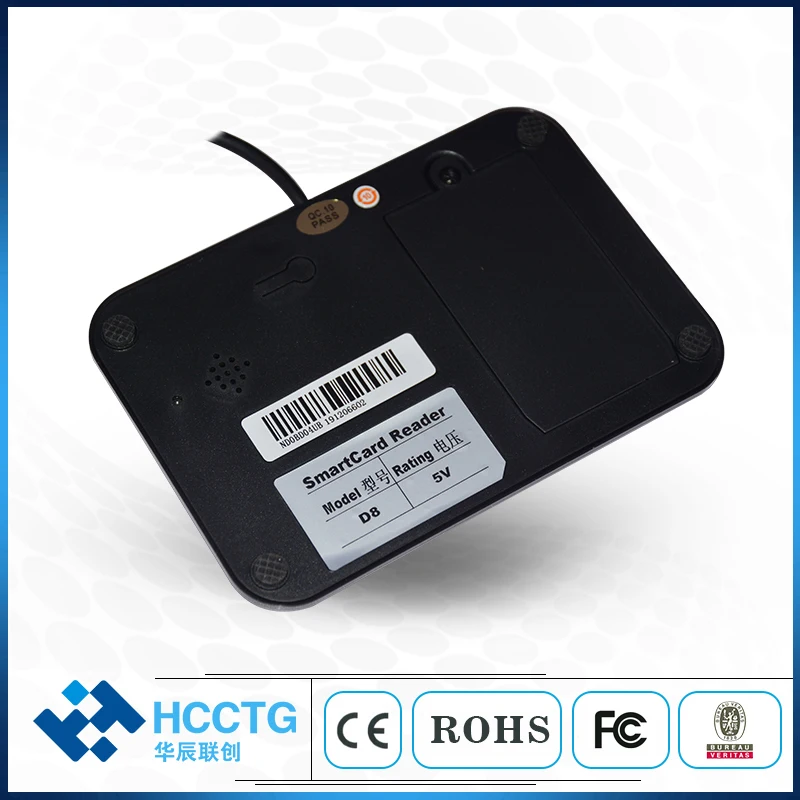 

Smart RFID Cheap EMV L1 Certified USB NFC Reader with 4 LED Indicators HD8N
