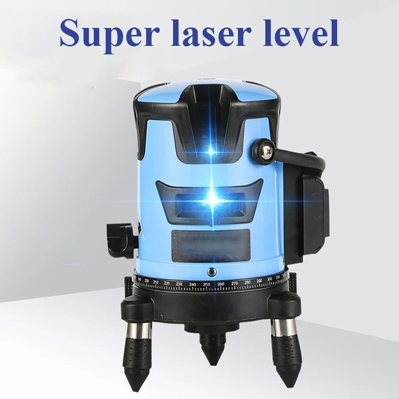 

High precision 4D Green Laser Level Self Laser Guide Self Leveling Laser Level Stand Laser Level Vertical Cross Lines leveler