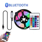 RGB Bluetooth USB светодиодная лента 5 в светильник s 5050 музыка синхронизация Светодиодная лента изменение цвета для домашней комнаты ТВ тыловая подсветка Свет