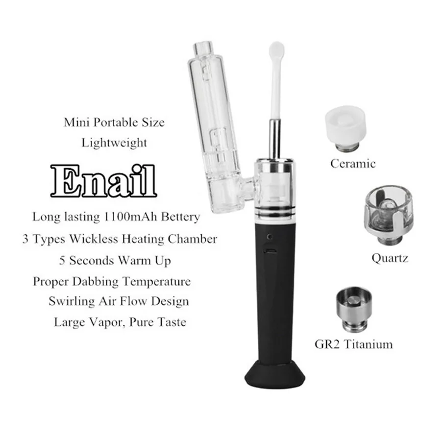 Original CPENAIL Wax Vapor Portable Oil Rig Dab Vaporizer Plus Temperature Controller For Wax Concentrate Oil Vape Pen kit