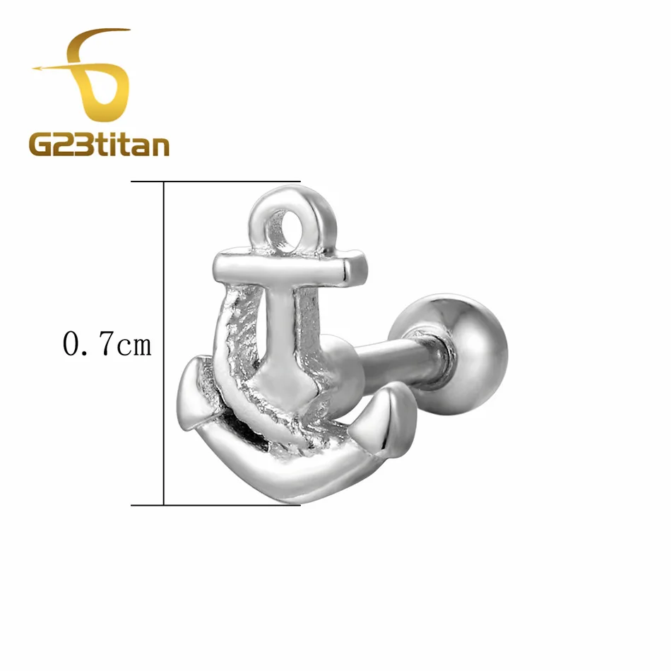 G23titan 1,2*6 мм пентаграмма Labret губы бар кольца, пирсинг тела, украшения хряща уха трагус сексуальные мужчины женщины ювелирные изделия