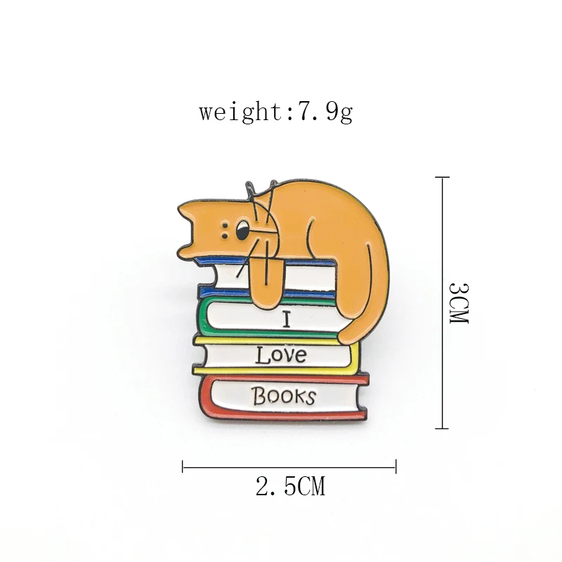 Мультяшные животные Обучающие эмалевые булавки кошки собаки чтение письменные
