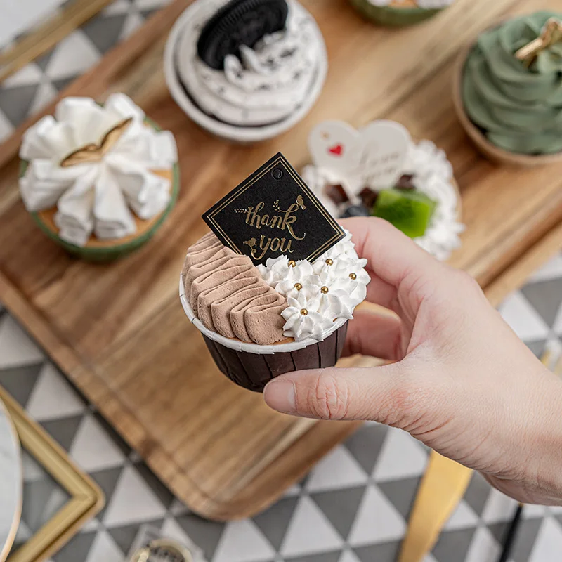 Имитация торта поддельный крем кекс реквизит для фотосъемки изысканных гурманов