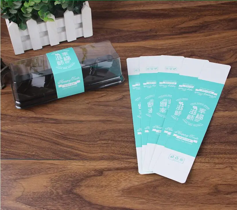 100 шт. упаковка для выпечки коробка торта швейцарский рулон четыре штуки