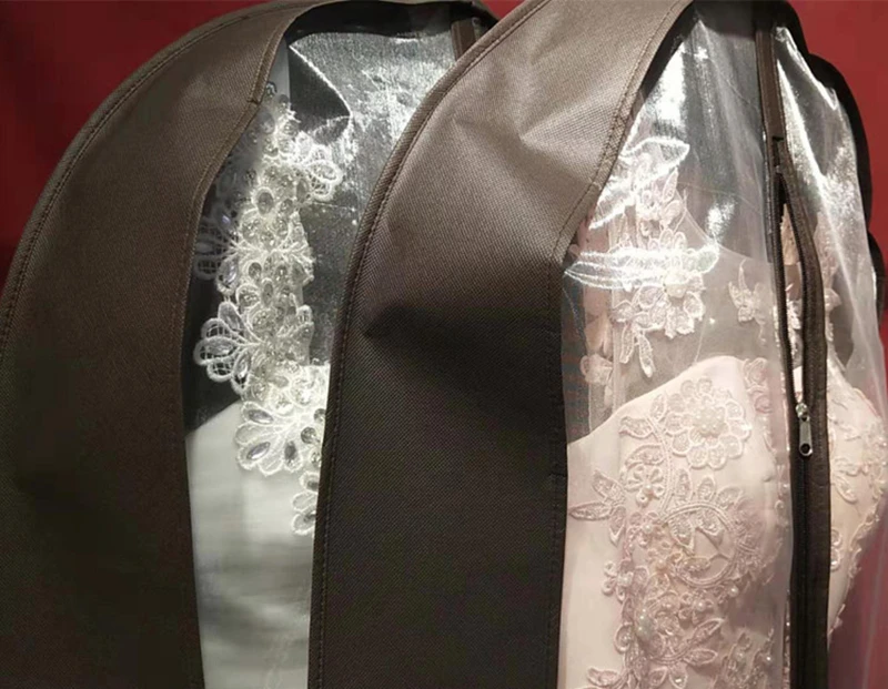 Новый портативный защитный чехол для свадебного платья Складная Сумочка чехлы