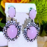 soramoore luxury gorgeous trendy ball pendant earrings cubic zirconia women wedding big earrings bijoux high quality new hot