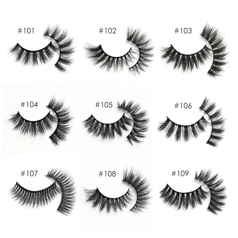 SHIDISHANGPIN Eyelashes Bulk 10/30/100pcs Wholesale Mink Lashes Make Up False Natural | Красота и здоровье
